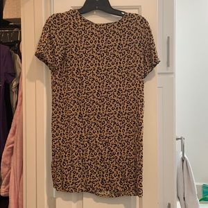 Leopard print dress